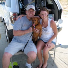 Steven, Jack and Leah (Jack is the dog :)